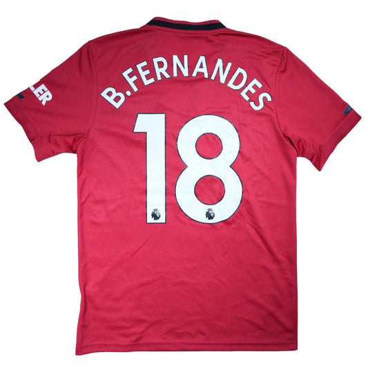 Manchester United 2019-2020 Home Jersey - Bruno Fernandes #18 (S)