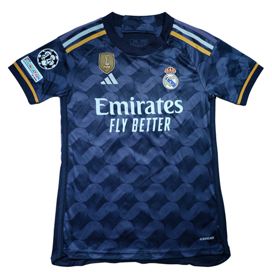 Real Madrid 2023-24 UCL Away Shirt - Jude Bellingham #5 (Women's XXS) - BNWT