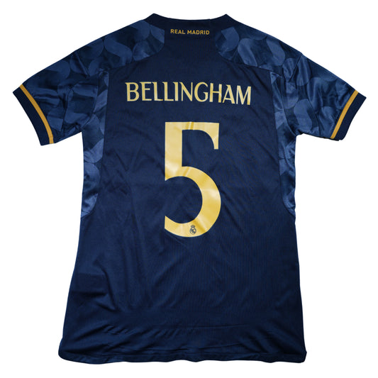 Real Madrid 2023-24 UCL Away Shirt - Jude Bellingham #5 (Women's XXS) - BNWT