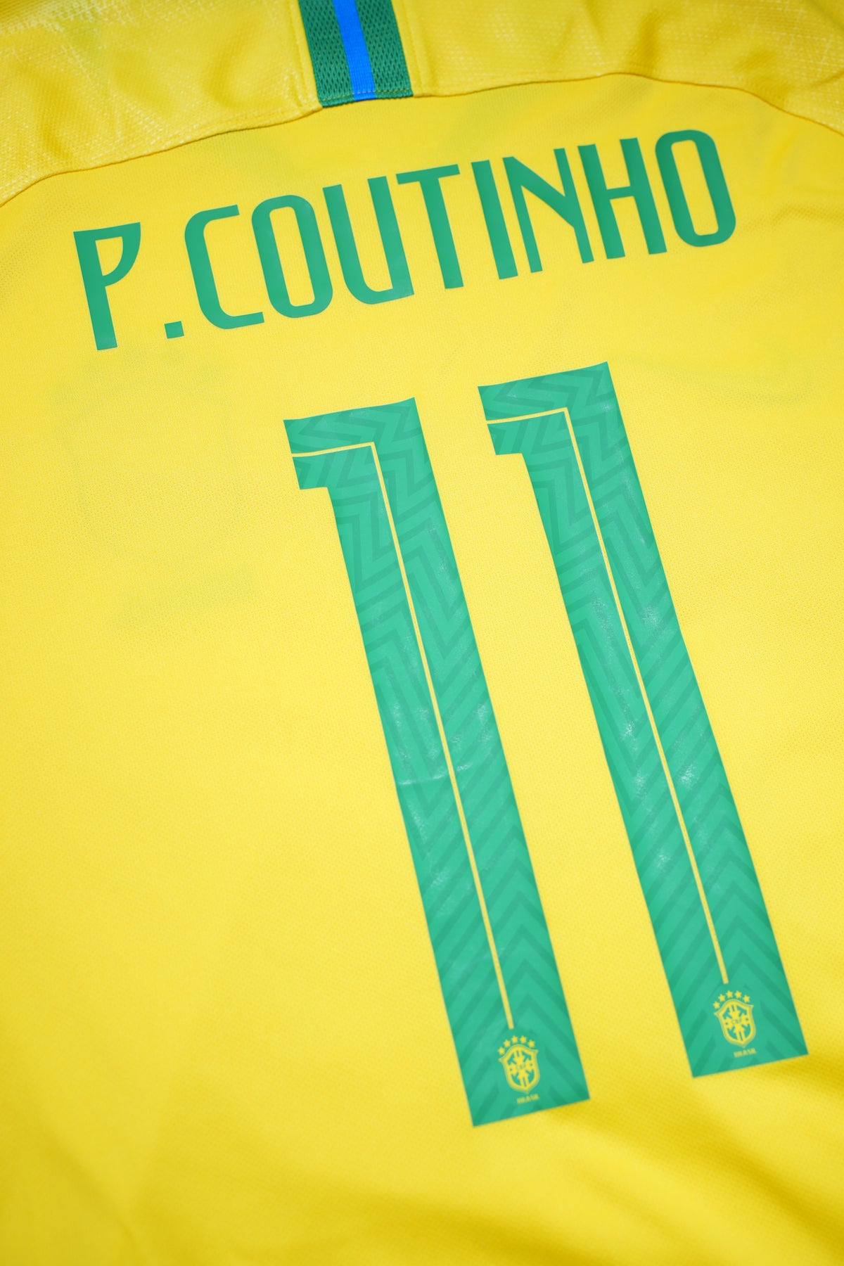 Brazil 2018-19 Home Shirt - Philippe Coutinho #11 (XL) - BNWT