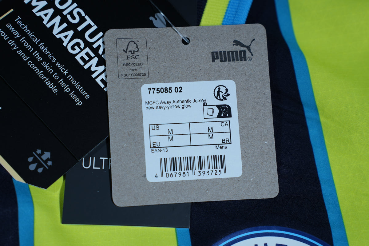 Manchester City 2024-25 Authentic Away Shirt - Erling Haaland #9 - BNWT