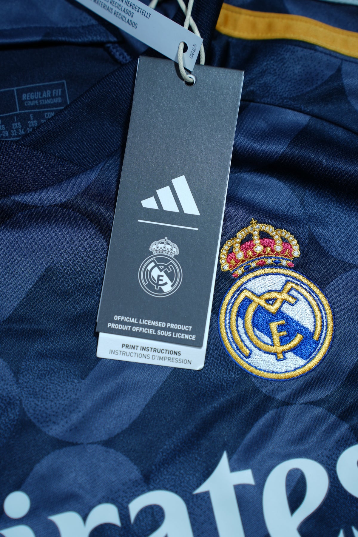 Real Madrid 2023-24 UCL Away Shirt - Jude Bellingham #5 (Women's XXS) - BNWT